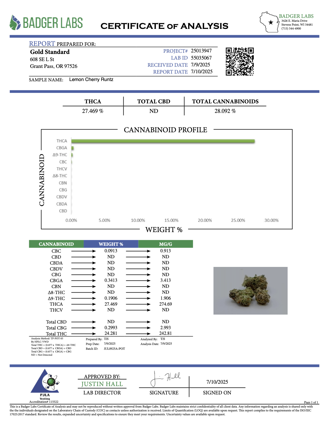 THCA Flower: Lemon Cherry Runtz | Indoor Exotic
