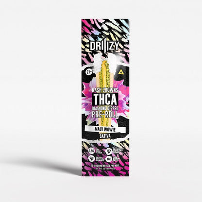 Driiizy Hash Crowns THC-A Diamond Dipped Hash Filled Pre-rolls | 2 Gram | 1 Pack