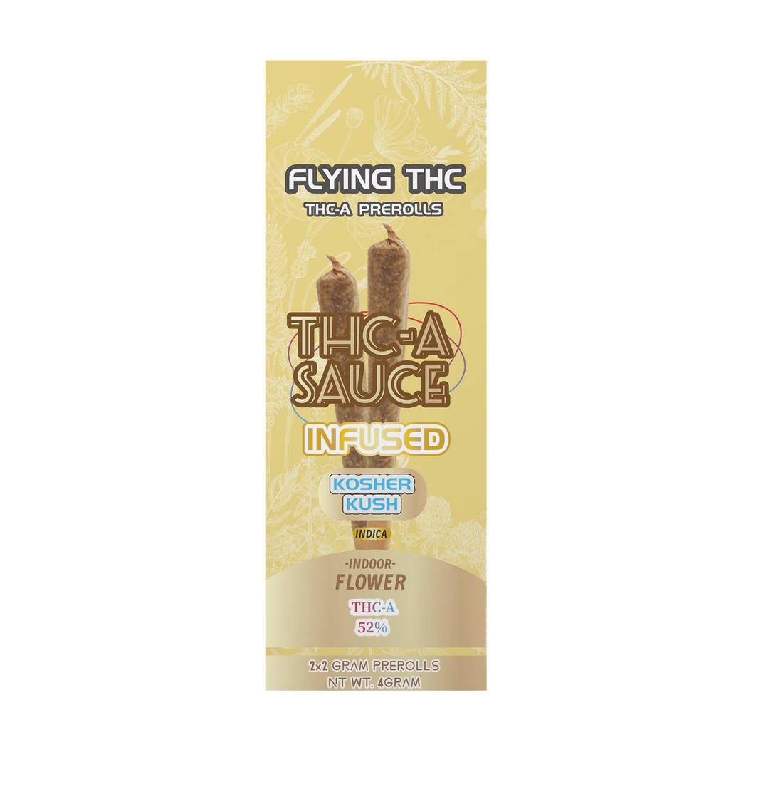 FLYING HORSE Flying THC THC-A Sauce Infused Pre rolls