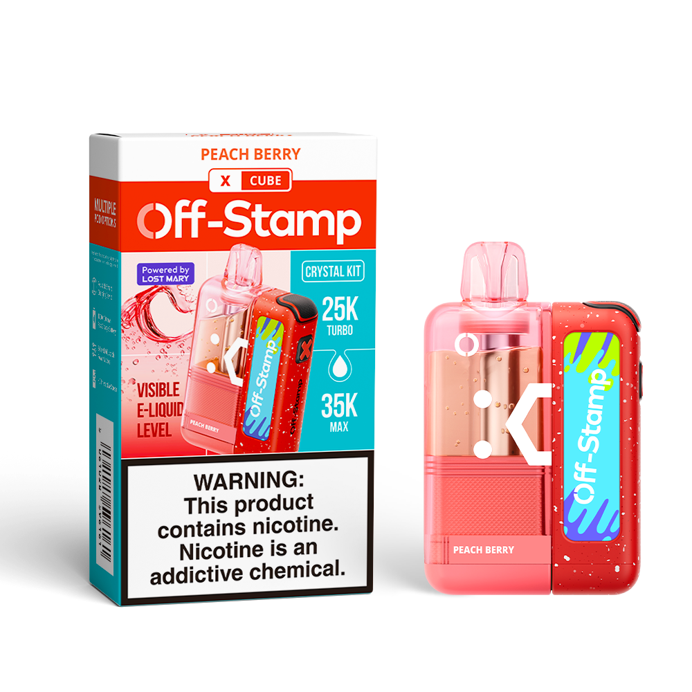 Off-Stamp X-CUBE "CRYSTAL CUBE" 35K Disposable KIT Powered By LOST MARY – 35000 Puffs