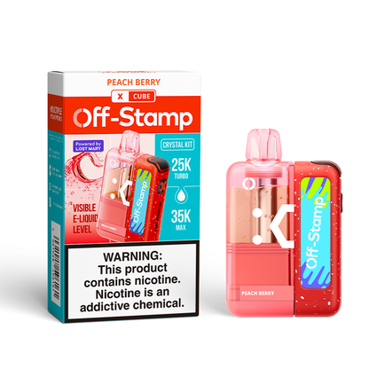 Off-Stamp X-CUBE "CRYSTAL CUBE" 35K Disposable KIT Powered By LOST MARY – 35000 Puffs