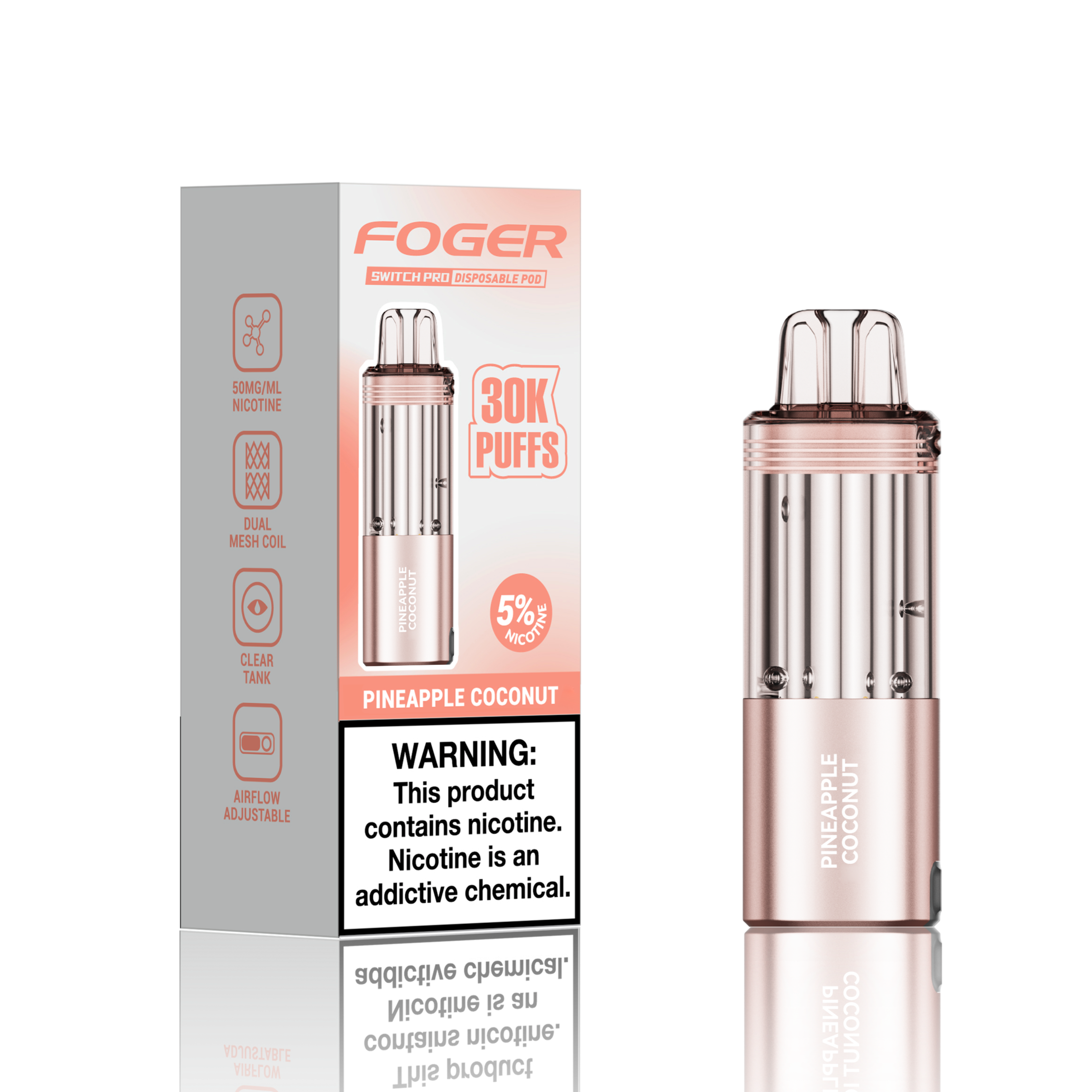 Made in USA | FOGER Switch Pro 30K Disposable Device POD - 30,000 Puff