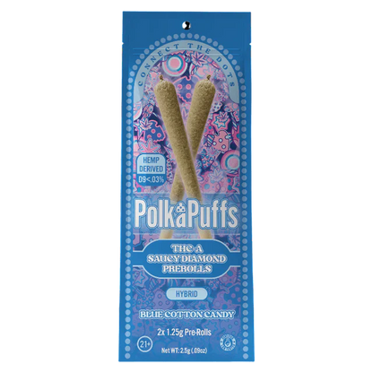 POLKADOT: POLKA PUFF THCA PREROLLS - 2.5G