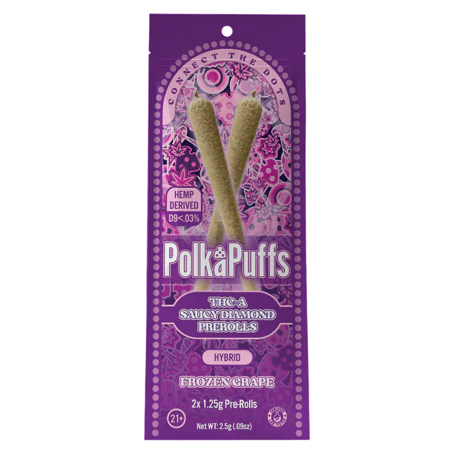 POLKADOT: POLKA PUFF THCA PREROLLS - 2.5G