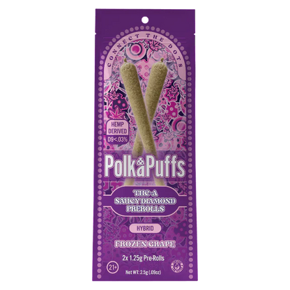 POLKADOT: POLKA PUFF THCA PREROLLS - 2.5G