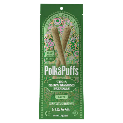 POLKADOT: POLKA PUFF THCA PREROLLS - 2.5G