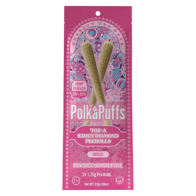 POLKADOT: POLKA PUFF THCA PREROLLS - 2.5G