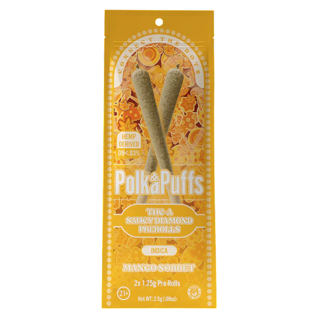 POLKADOT: POLKA PUFF THCA PREROLLS - 2.5G