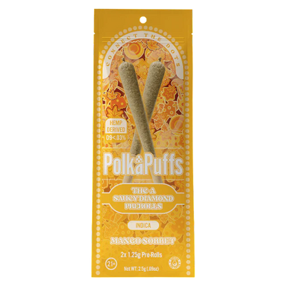 POLKADOT: POLKA PUFF THCA PREROLLS - 2.5G
