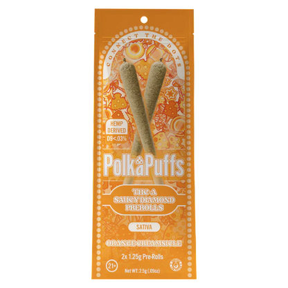 POLKADOT: POLKA PUFF THCA PREROLLS - 2.5G