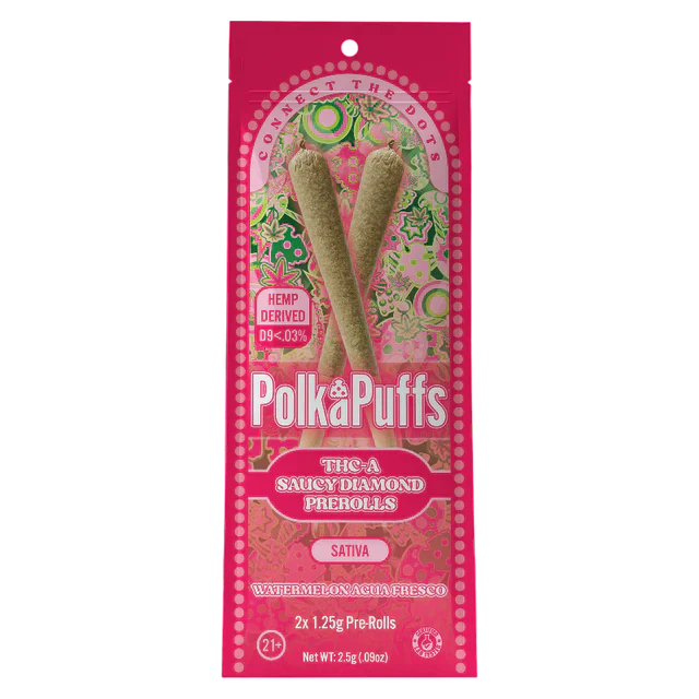 POLKADOT: POLKA PUFF THCA PREROLLS - 2.5G