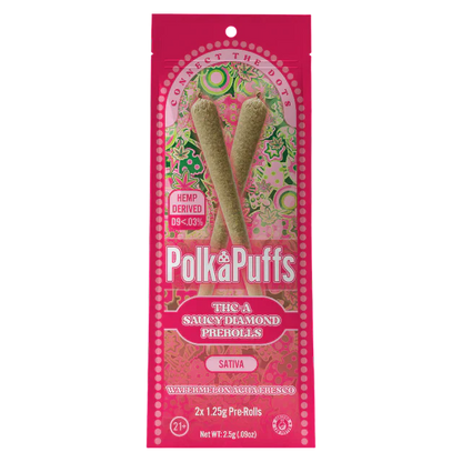 POLKADOT: POLKA PUFF THCA PREROLLS - 2.5G