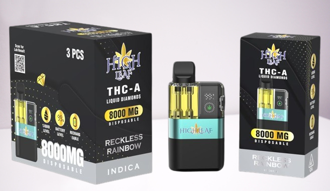 High Leaf THC-A Liquid Diamonds 8GM Disposable
