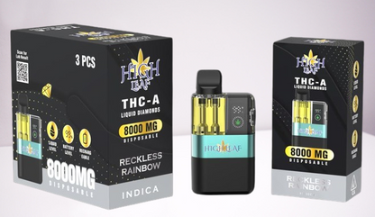 High Leaf THC-A Liquid Diamonds 8GM Disposable