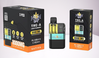 High Leaf THC-A Liquid Diamonds 8GM Disposable