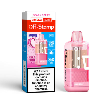 Off-Stamp X-CUBE Crystal Cube 35K Disposable POD Powered By LOST MARY – 35000 Puffs