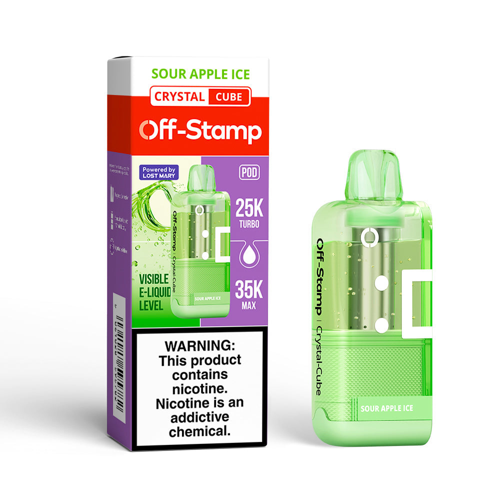Off-Stamp X-CUBE Crystal Cube 35K Disposable POD Powered By LOST MARY – 35000 Puffs