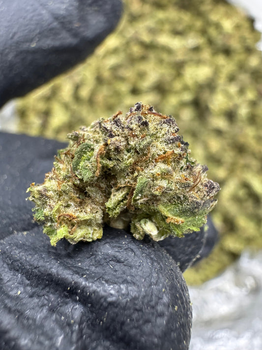 THCA Flower: Slurricane Greenhouse Gold Nuggets