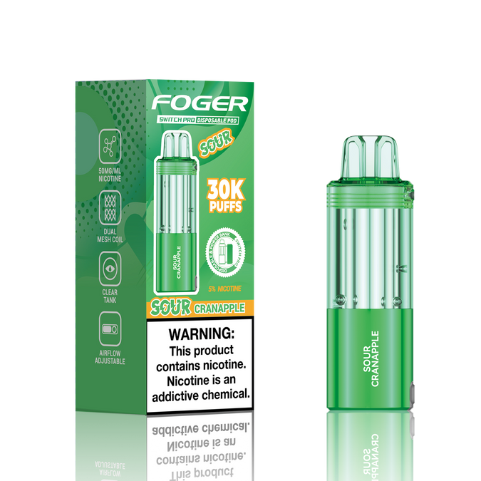 FOGER Switch Pro 30K Disposable Device POD - 30,000 Puff
