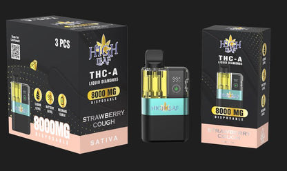High Leaf THC-A Liquid Diamonds 8GM Disposable