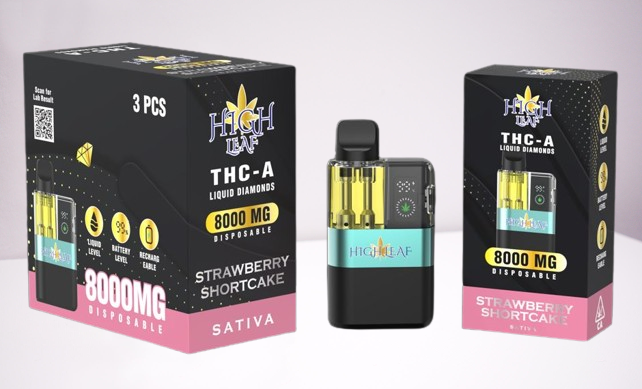 High Leaf THC-A Liquid Diamonds 8GM Disposable