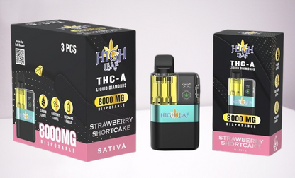 High Leaf THC-A Liquid Diamonds 8GM Disposable