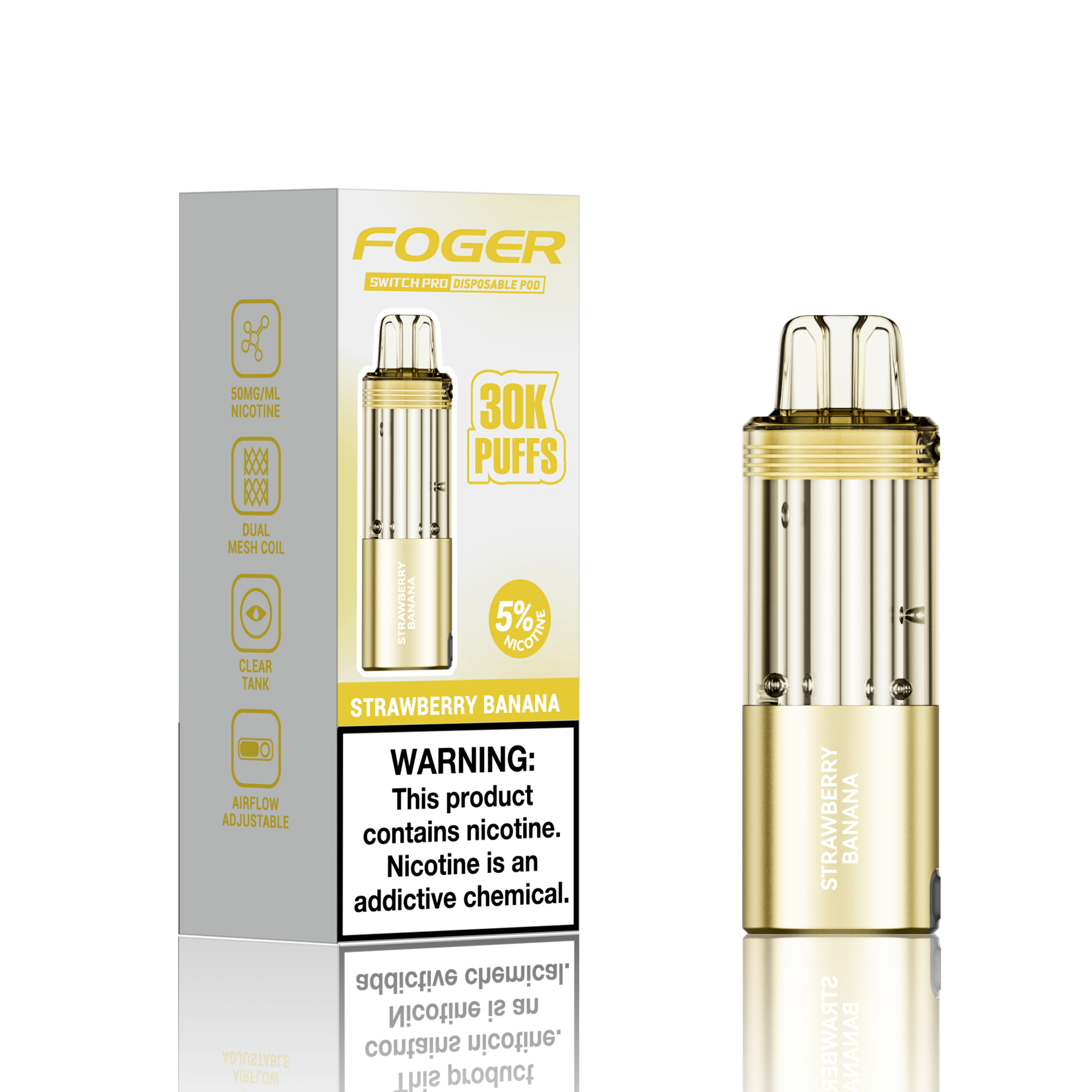 Made in USA | FOGER Switch Pro 30K Disposable Device POD - 30,000 Puff