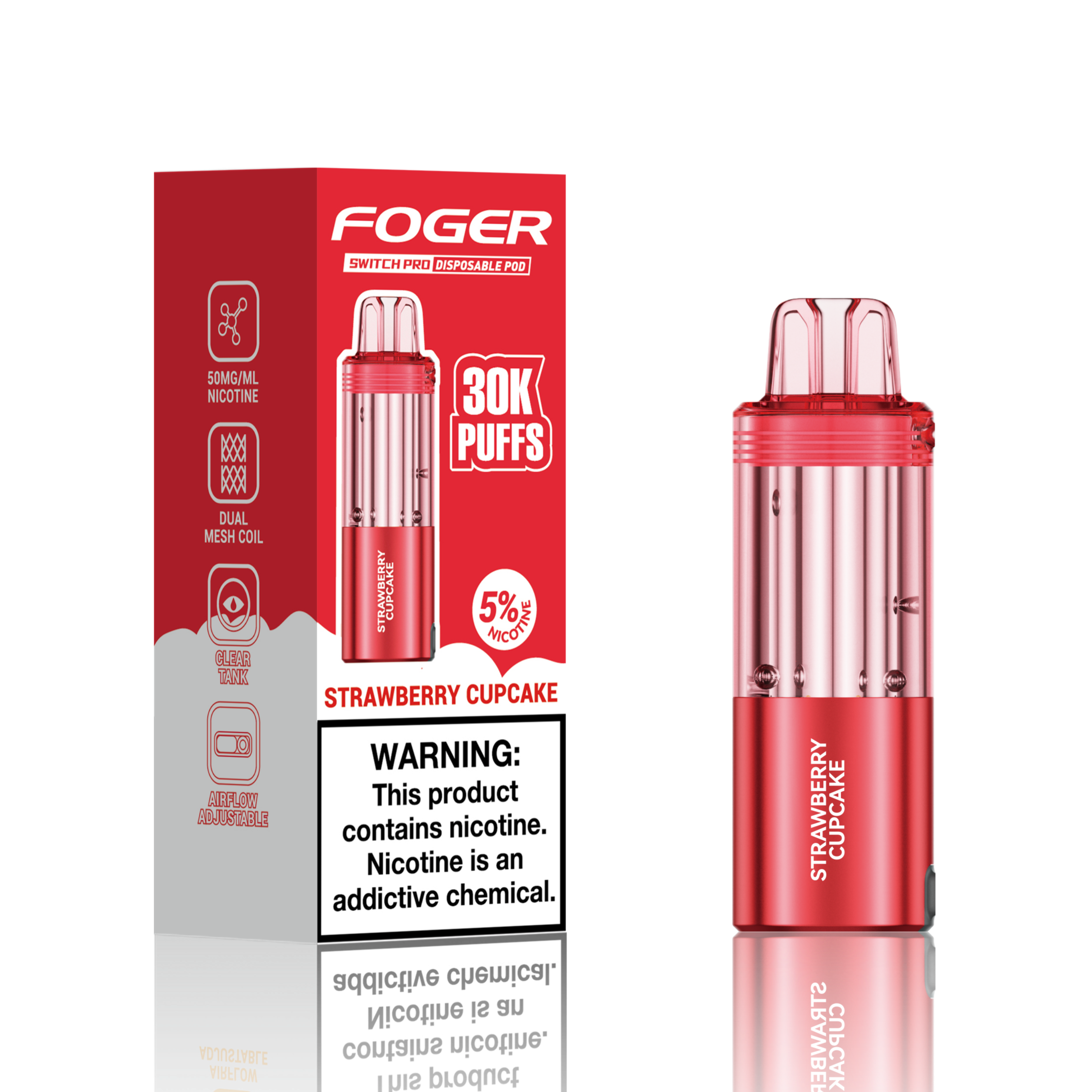 Made in USA | FOGER Switch Pro 30K Disposable Device POD - 30,000 Puff