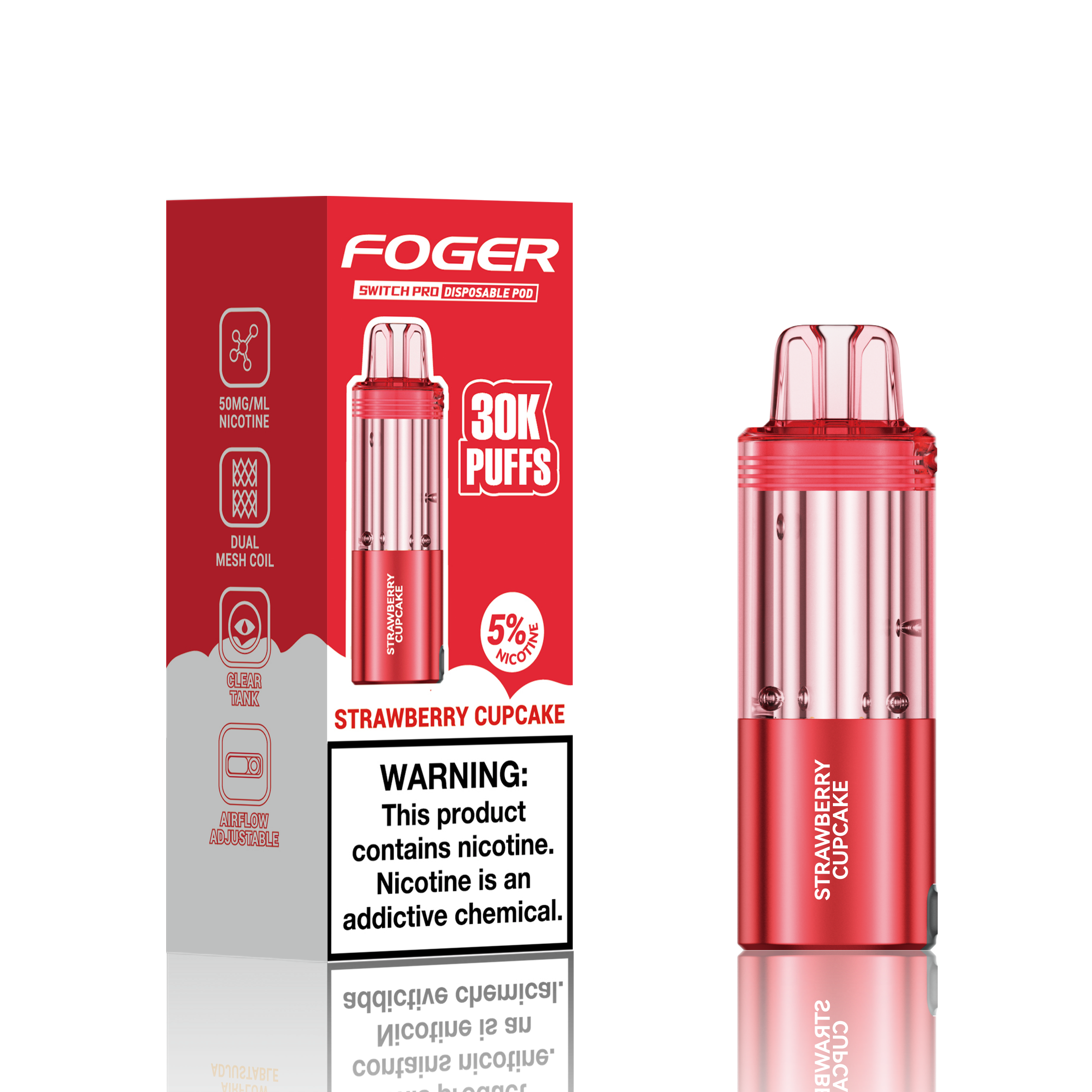 Made in USA | FOGER Switch Pro 30K Disposable Device POD - 30,000 Puff