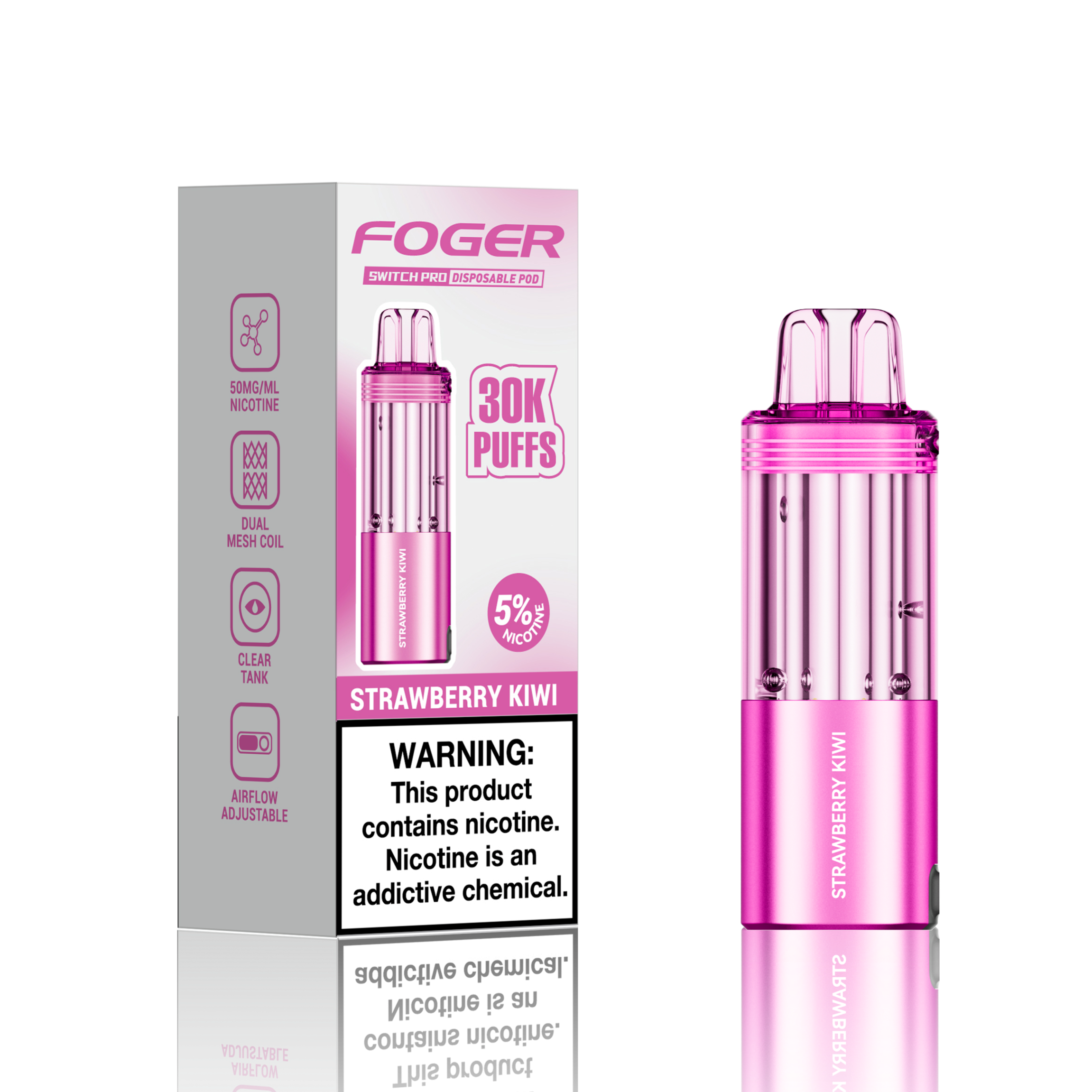 Made in USA | FOGER Switch Pro 30K Disposable Device POD - 30,000 Puff