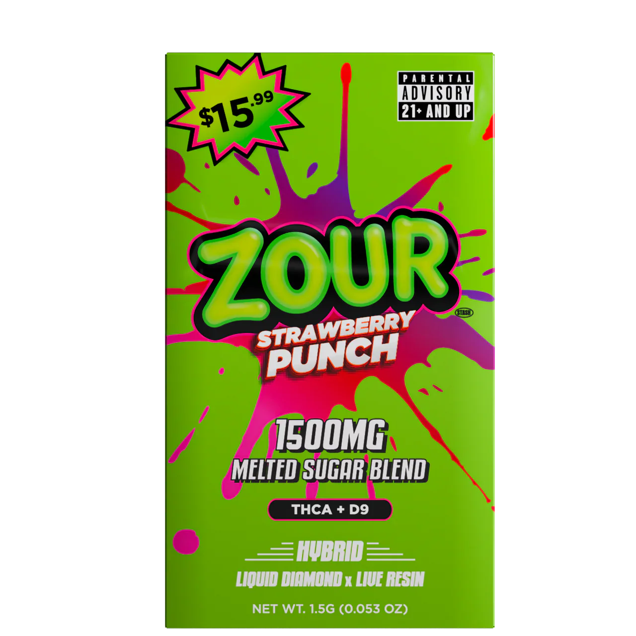 Zour Stash THC-A 1.5 Grams Disposables