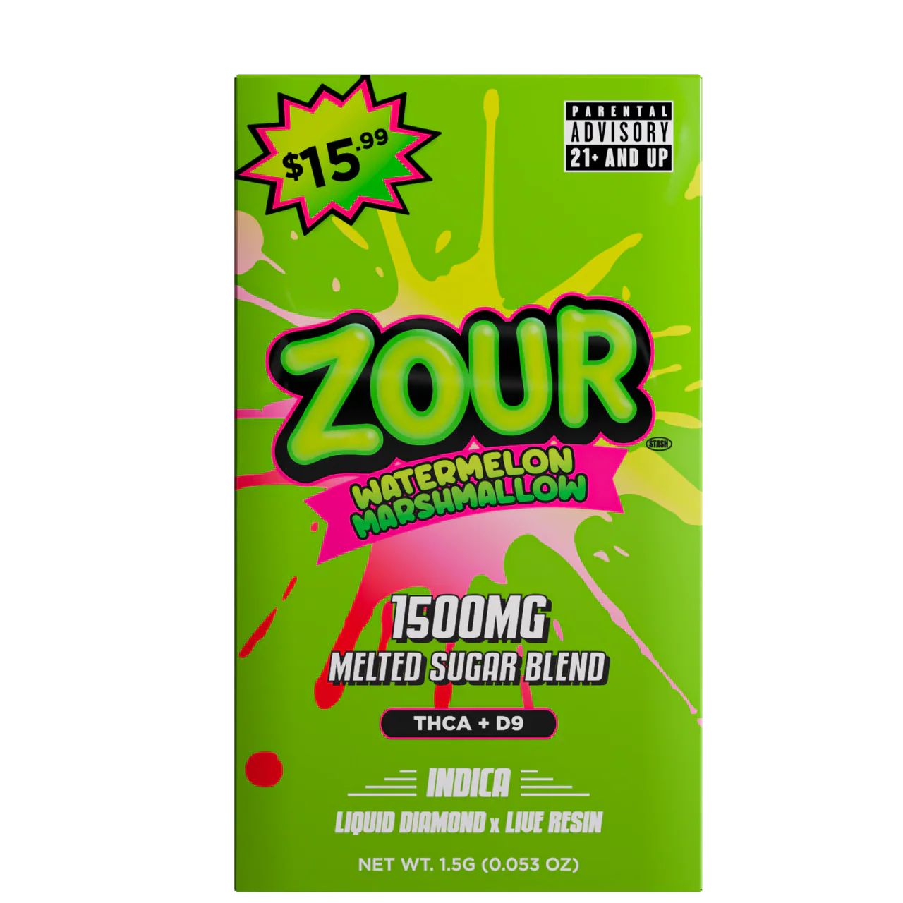 Zour Stash THC-A 1.5 Grams Disposables