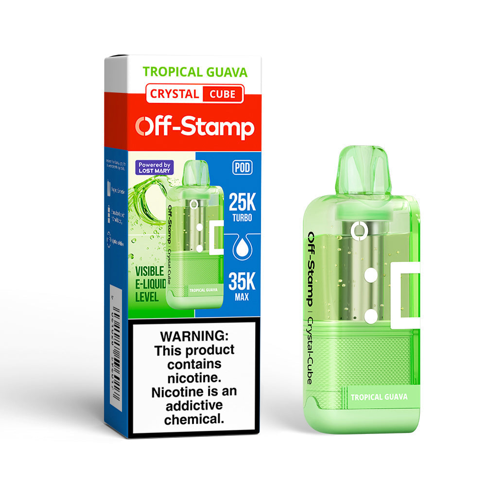 Off-Stamp X-CUBE Crystal Cube 35K Disposable POD Powered By LOST MARY – 35000 Puffs