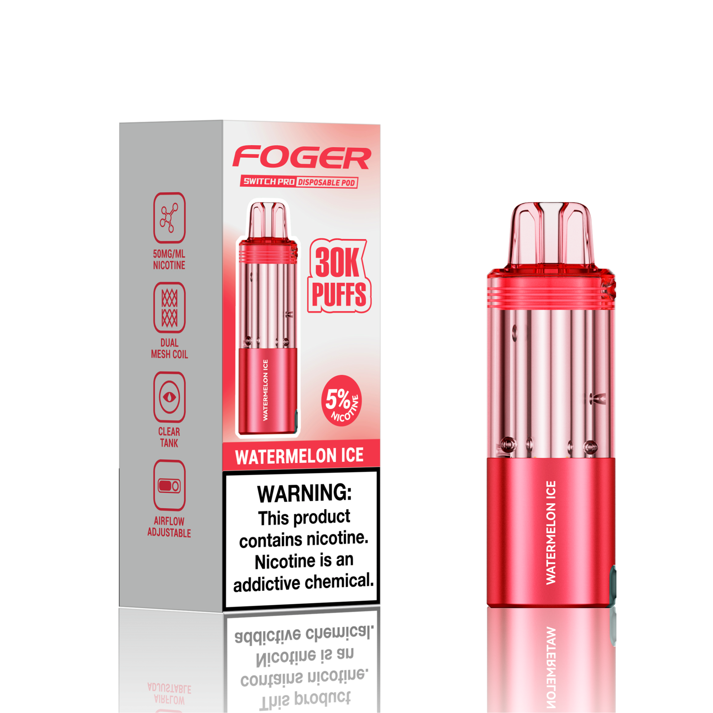 Made in USA | FOGER Switch Pro 30K Disposable Device POD - 30,000 Puff