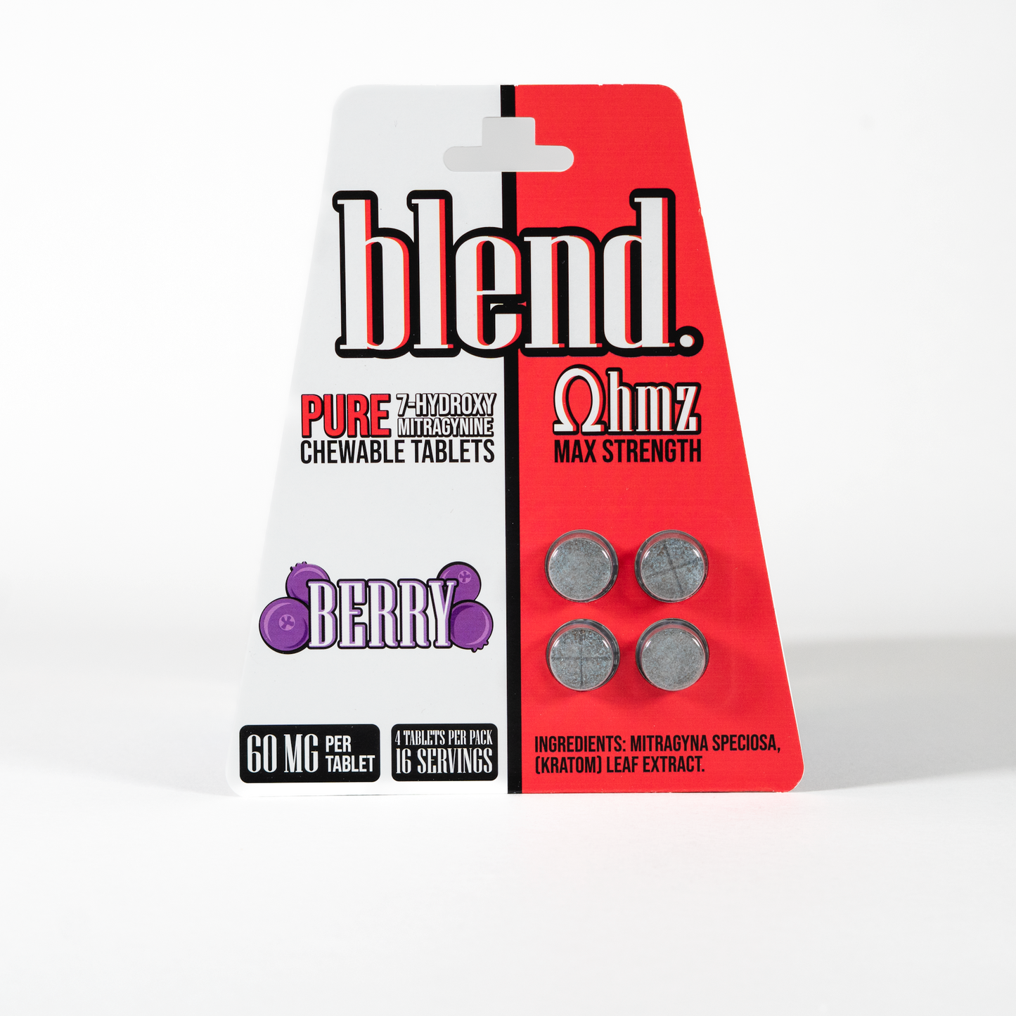Blend Pure Flavored 7-Hydroxy Tablets | 60Mg | 4Ct