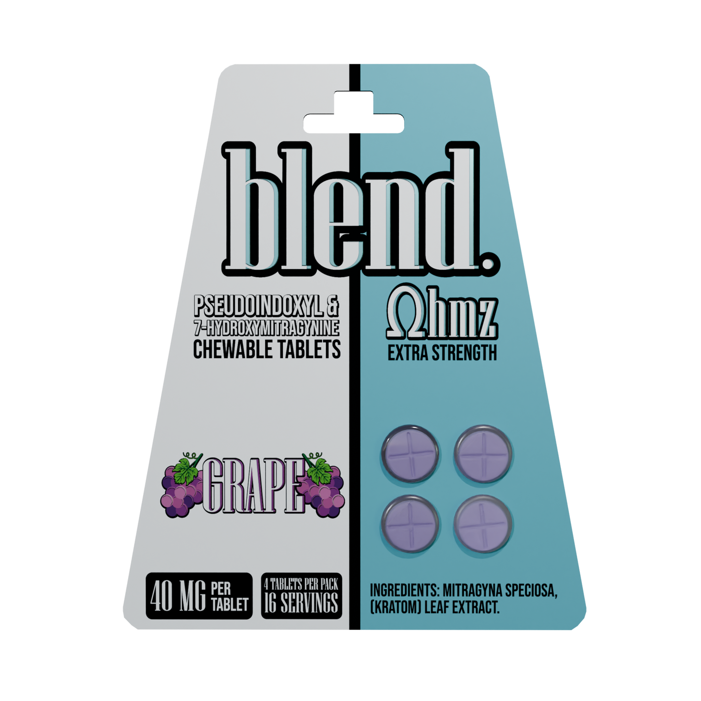Blend Pseudo & 7-Hydroxy Tablets | 40Mg | 160Mg (Single Tabs Available)