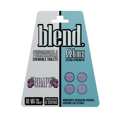 Blend Pseudo & 7-Hydroxy Tablets | 40Mg | 160Mg (Single Tabs Available)