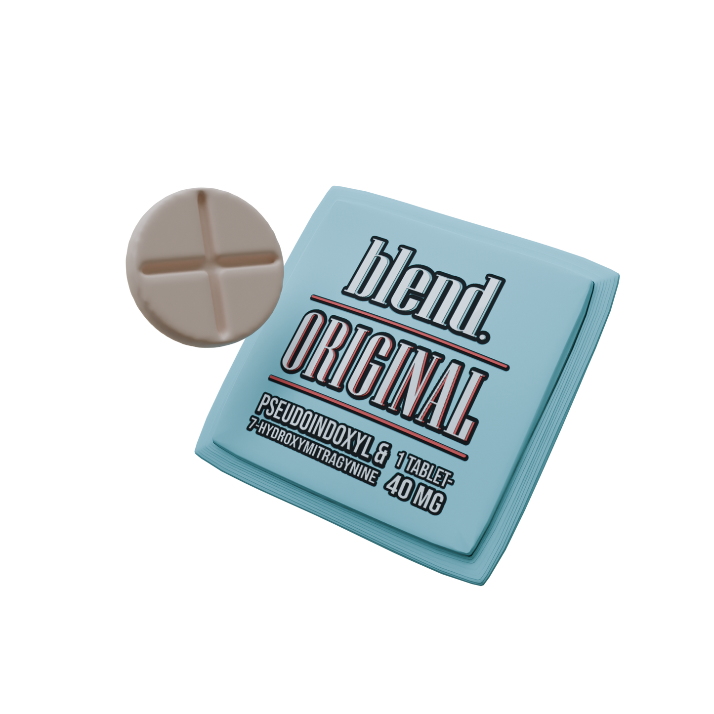 Blend Pseudo & 7-Hydroxy Tablets | 40Mg | 160Mg (Single Tabs Available)