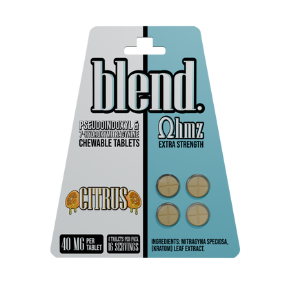 Blend Pseudo & 7-Hydroxy Tablets | 40Mg | 160Mg (Single Tabs Available)