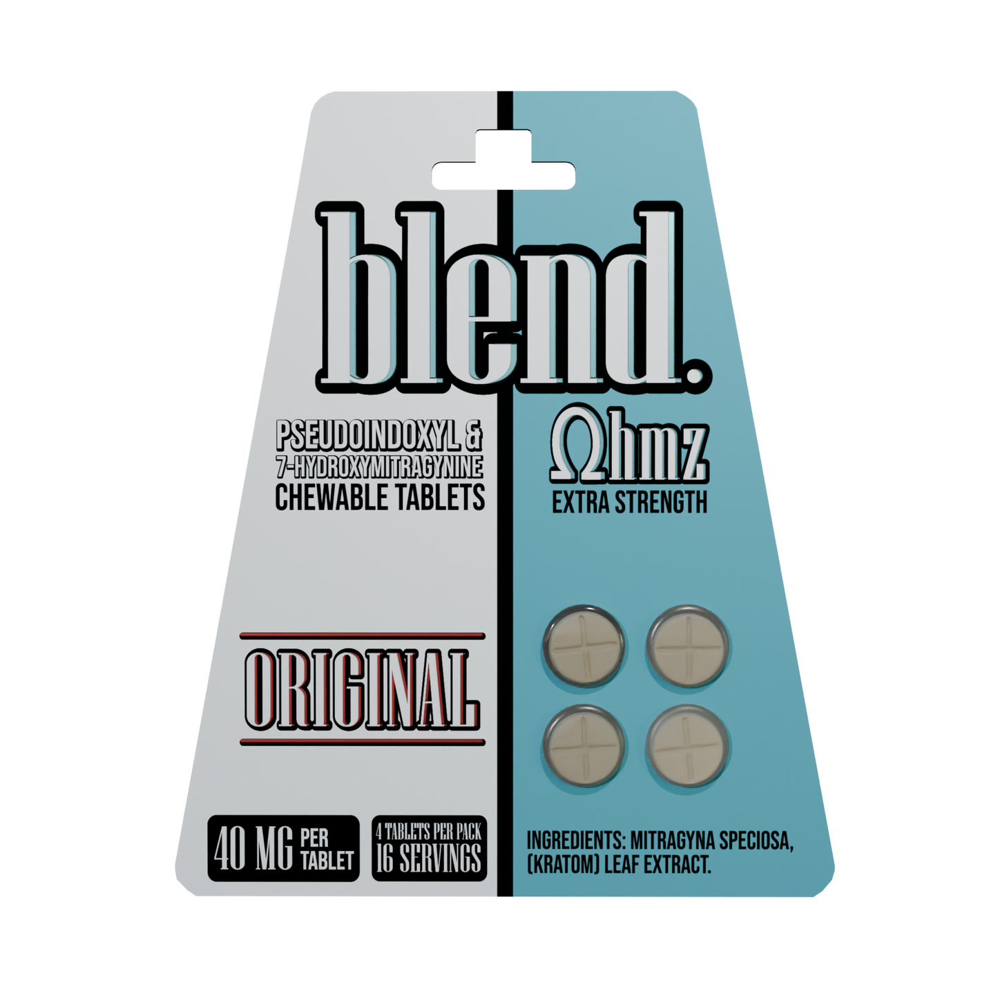 Blend Pseudo & 7-Hydroxy Tablets | 40Mg | 160Mg (Single Tabs Available)