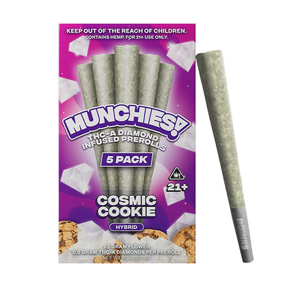 delta munchies 1g thca prerolls 5pk cosmic cookie