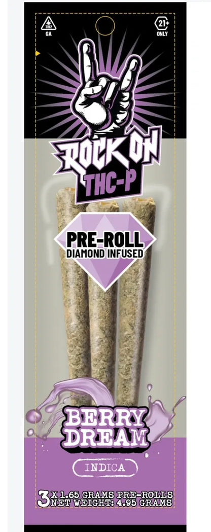 Rock On THC-P PreRolls 4.95 Grams