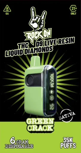 ROCK ON THC-P 6 Gram Disposables