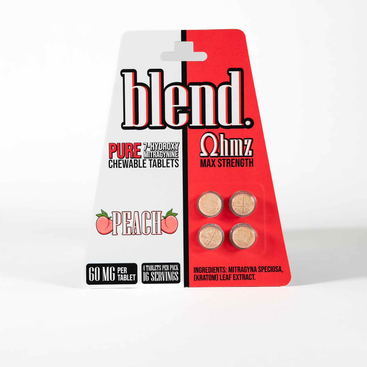 Blend Pure Flavored 7-Hydroxy Tablets | 60Mg | 4Ct