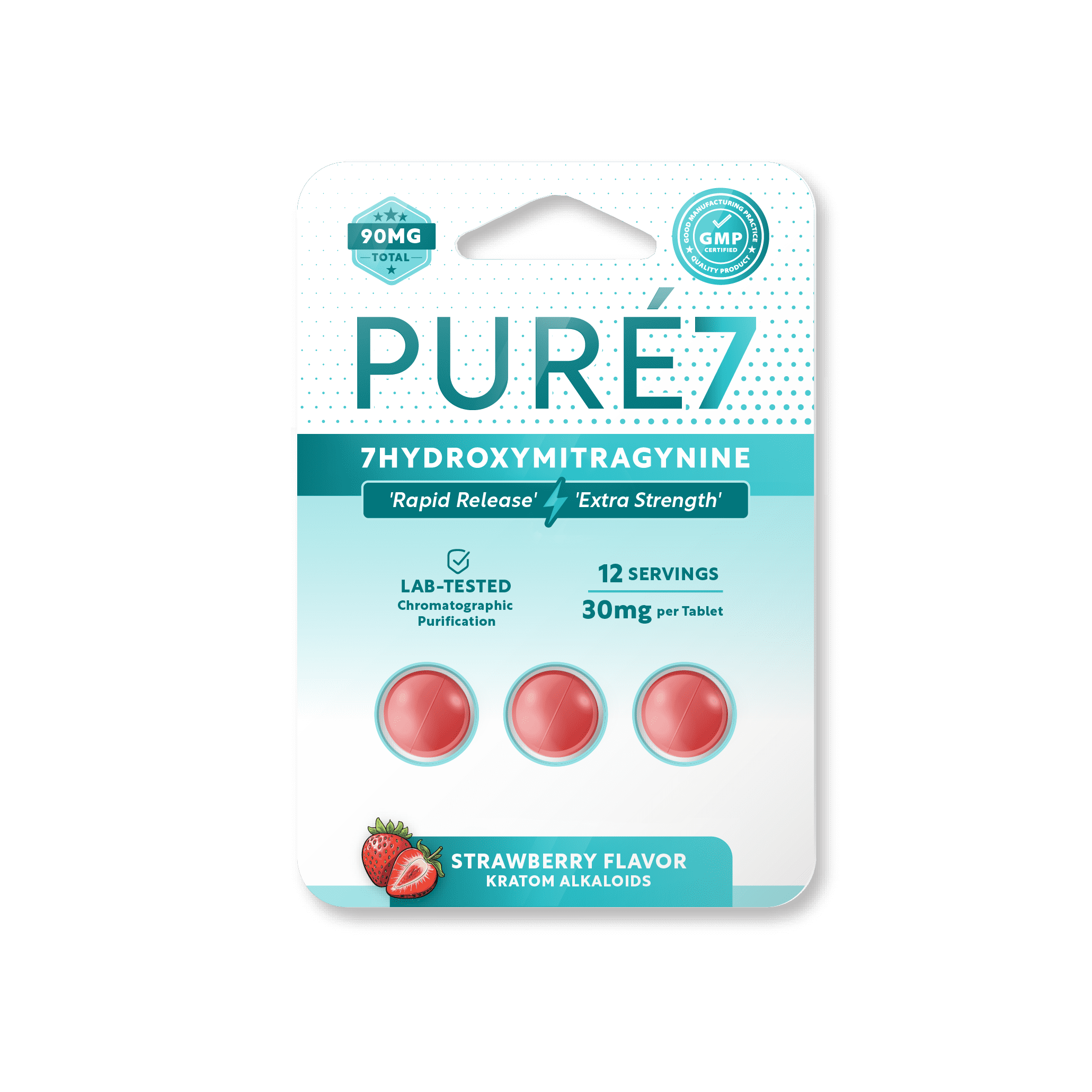 Pure 7 Blisters 7 Hydroxy 30Mg 3Ct