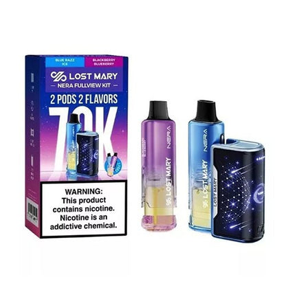 Lost Mary Nera Fullview 70K Disposable Vape Kit - 1PC - Ohm City Vapes