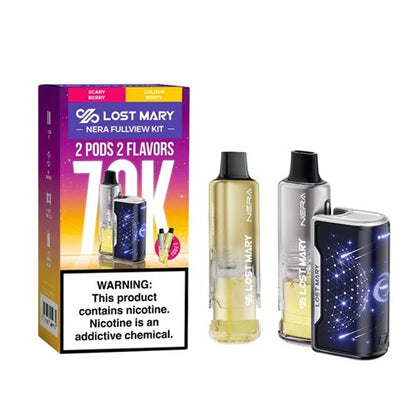 Lost Mary Nera Fullview 70K Disposable Vape Kit - 1PC - Ohm City Vapes