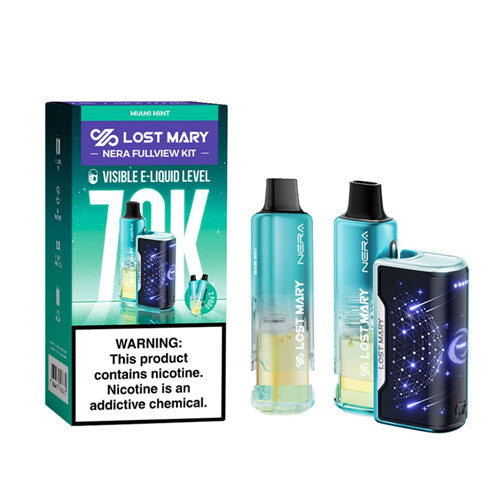 Lost Mary Nera Fullview 70K Disposable Vape Kit - 1PC - Ohm City Vapes
