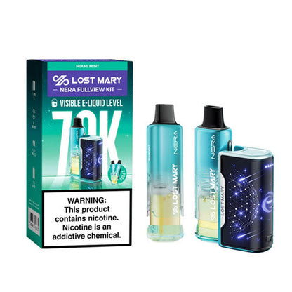 Lost Mary Nera Fullview 70K Disposable Vape Kit - 1PC - Ohm City Vapes