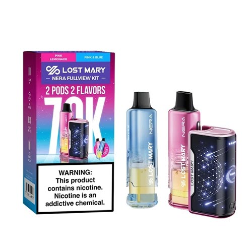 Lost Mary Nera Fullview 70K Disposable Vape Kit - 1PC - Ohm City Vapes